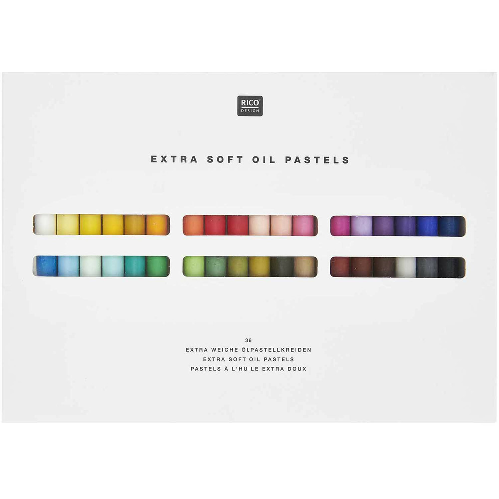 Pastels à l'huile 36 couleurs