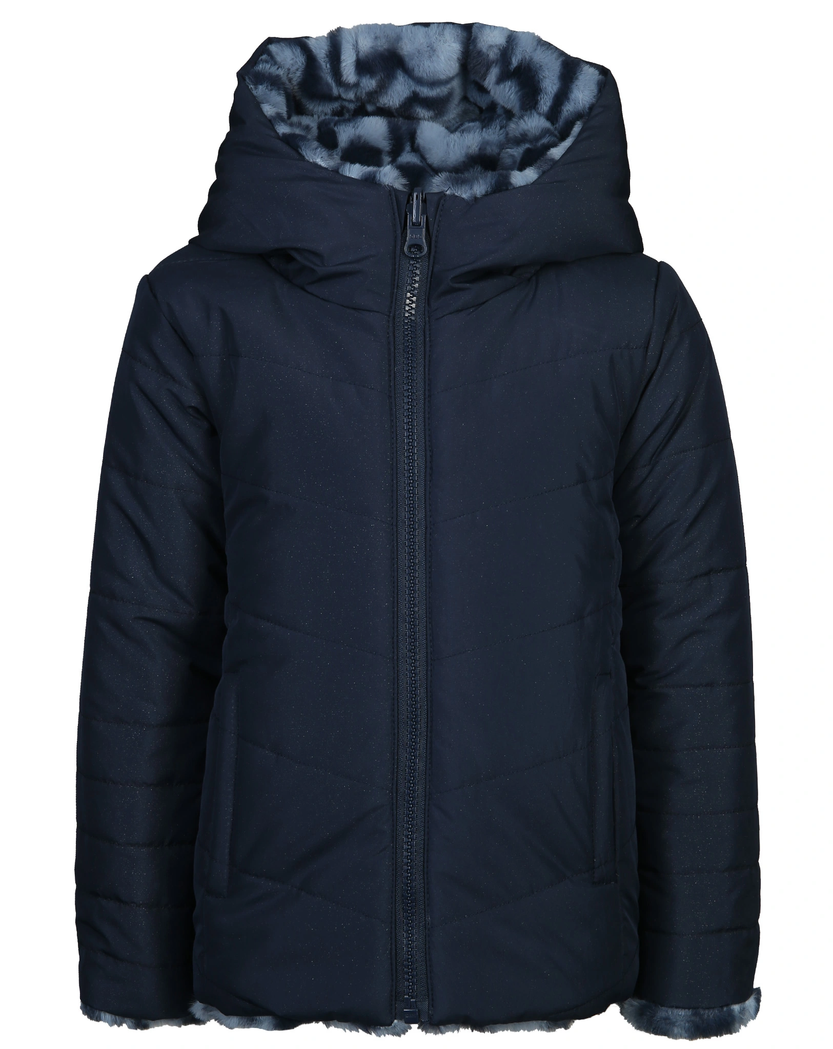 Winterjacke TIGER zum Wenden in marine