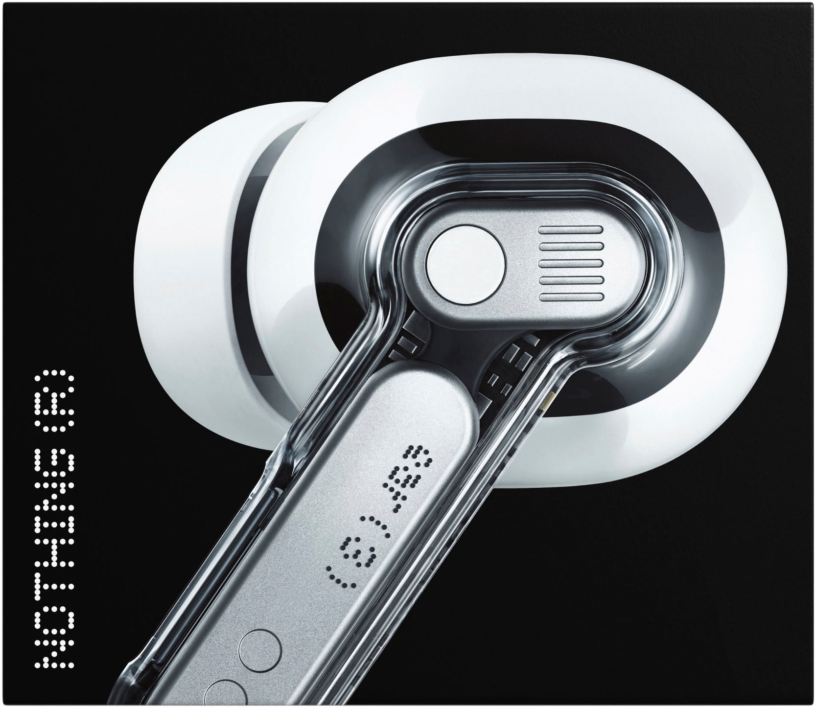 NOTHING wireless In-Ear-Kopfhörer »Ear (3)« Bluetooth Active Noise Cancelling (ANC) | Echo Noise Cancellation (ENC) | integrierte Steuerung für Anrufe und Musik