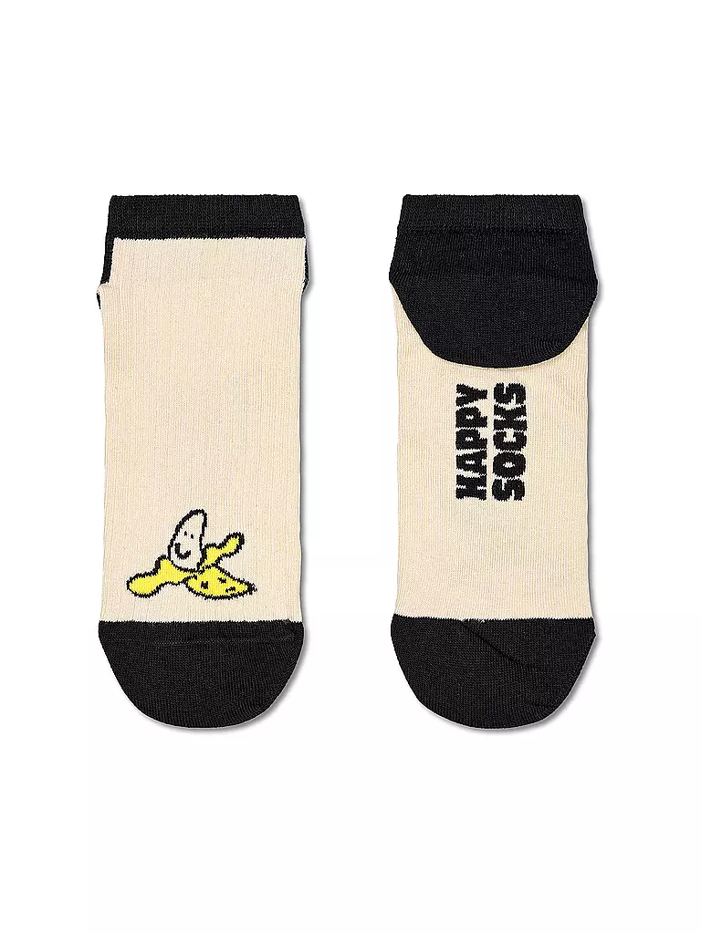 HAPPY SOCKS Damen Socken BANANA 36-40 white beige