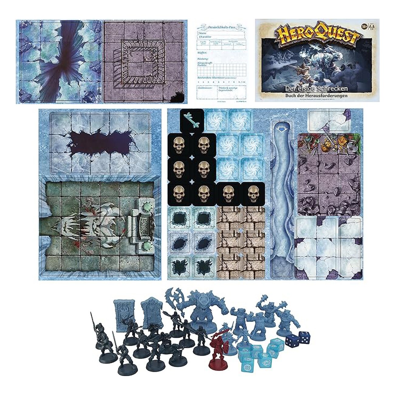 Hasbro HeroQuest Avalon Hills Der eisige Schrecken Mehrfarbig Spiel