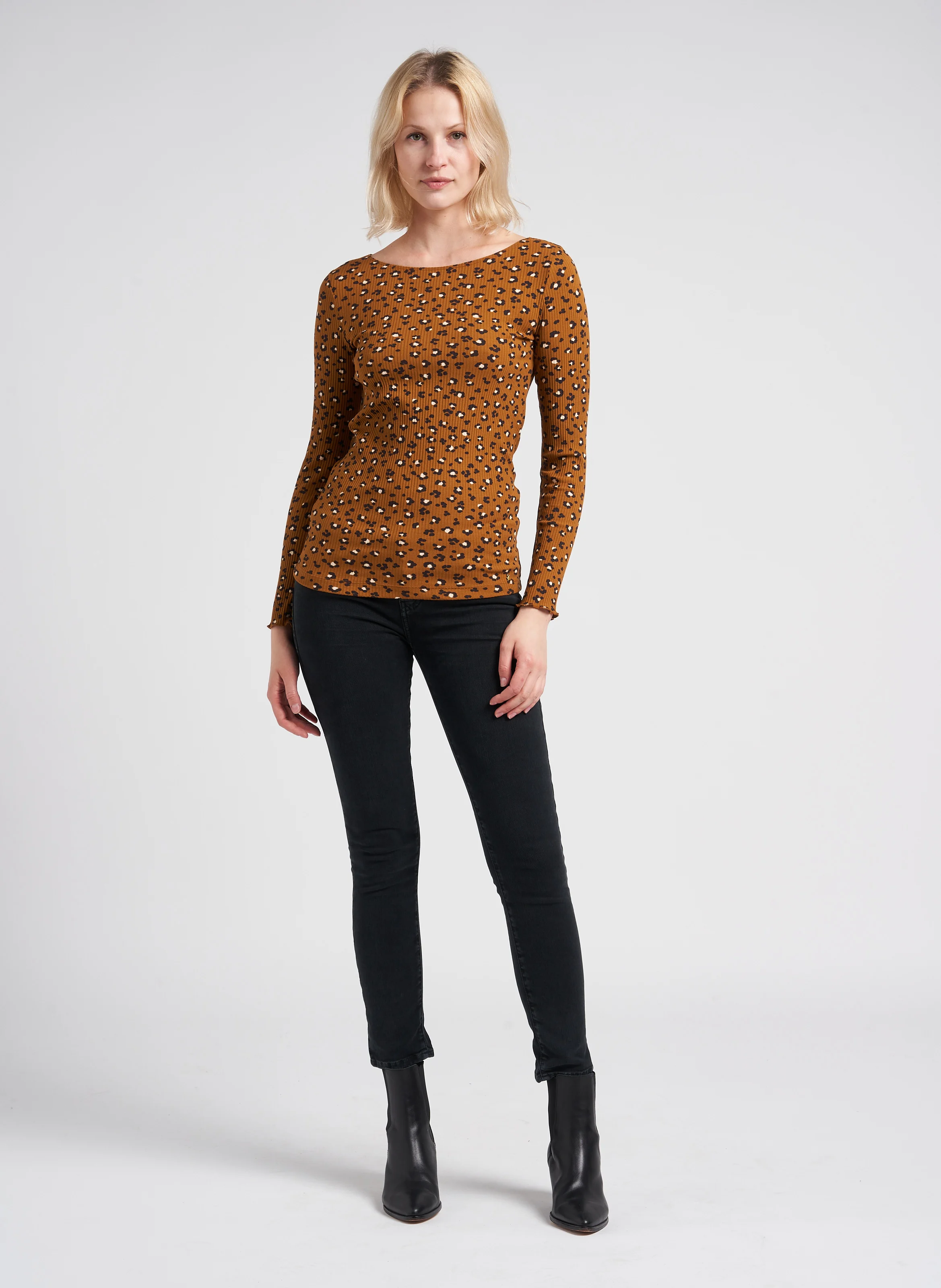 SCARLETT - Jean slim taille normale | Noir