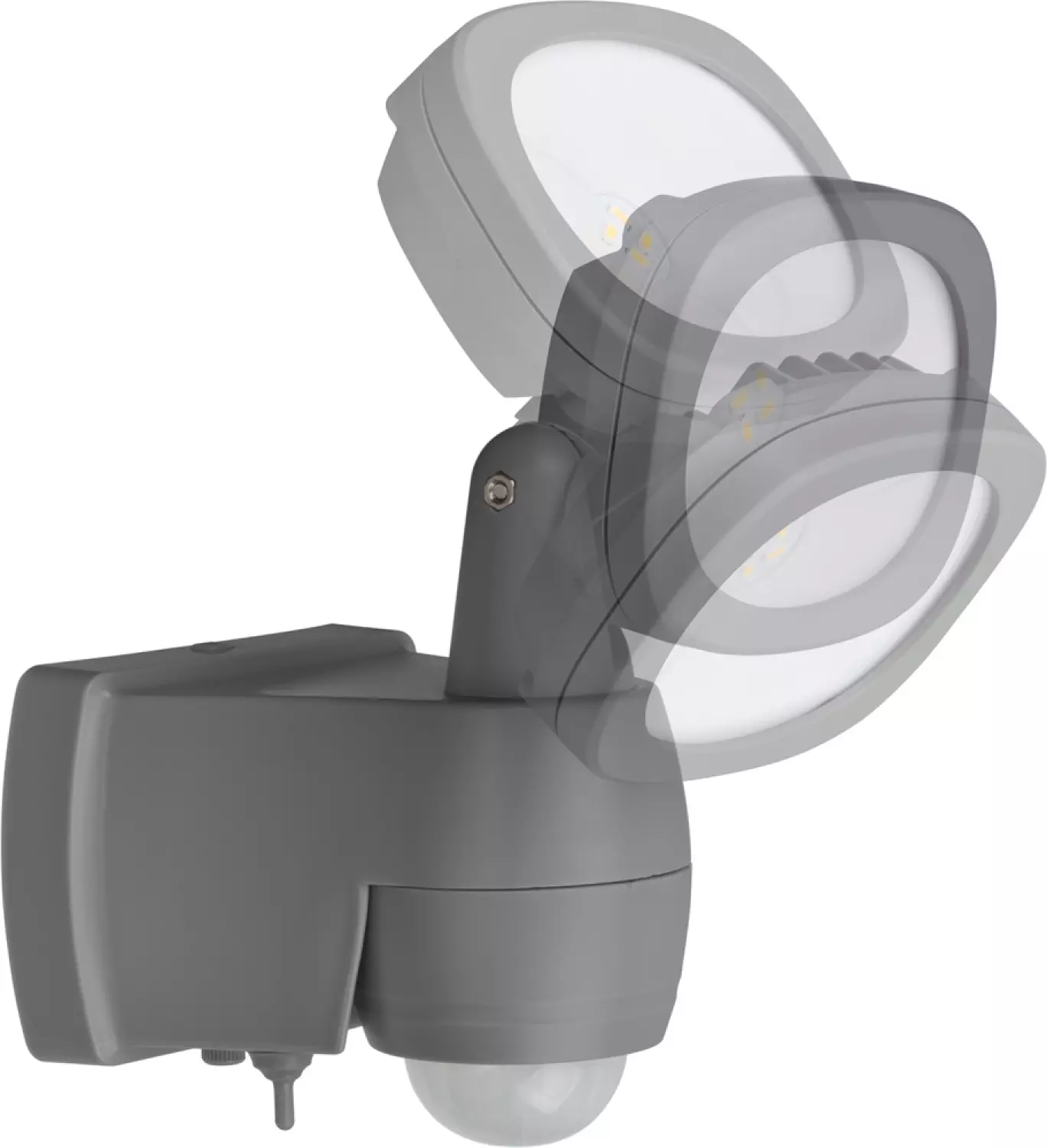 Brennenstuhl 1178900100 Batterij LED Straler LUFOS 400 met infrarood-bewegingsmelder IP44 - 400lm