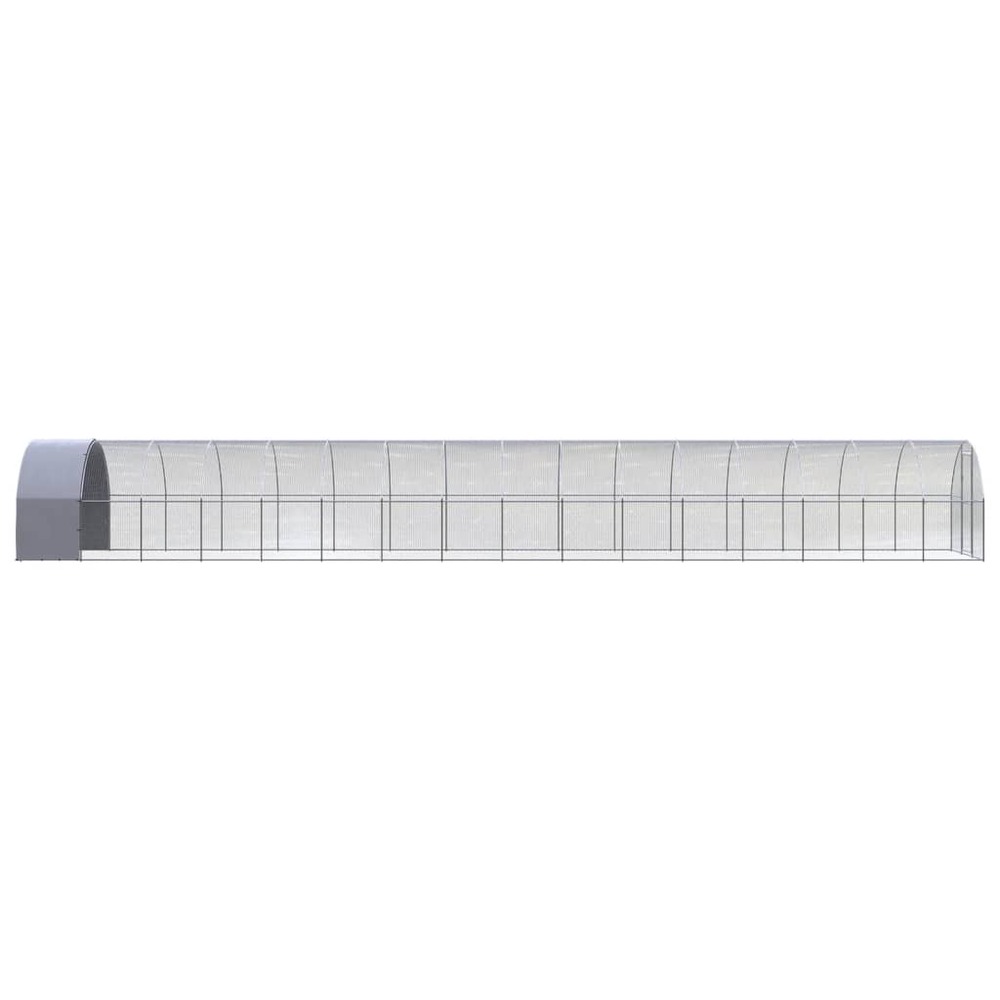 Poulailler d'extérieur 3x16x2 m acier galvanisé