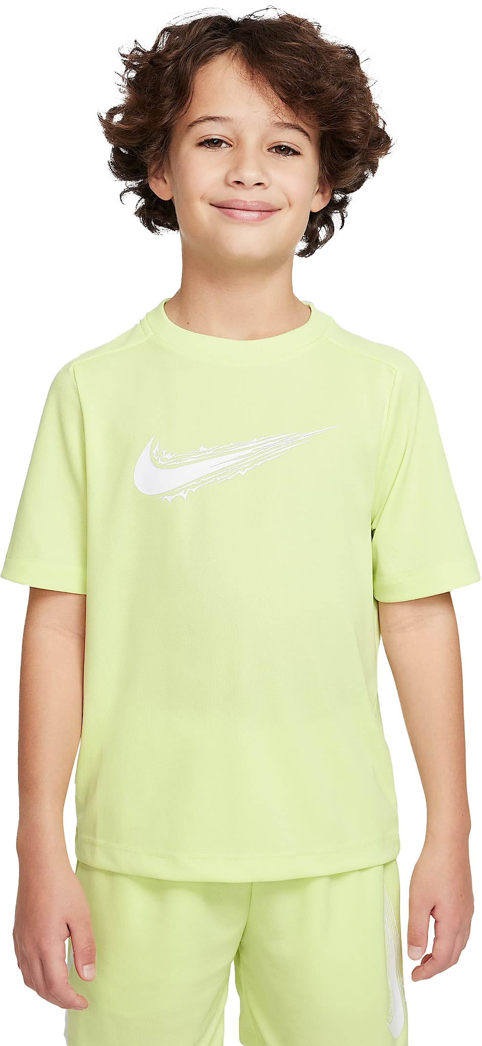 Multi Dri-FIT Tee Junior 736/Light Lemon Twist/White