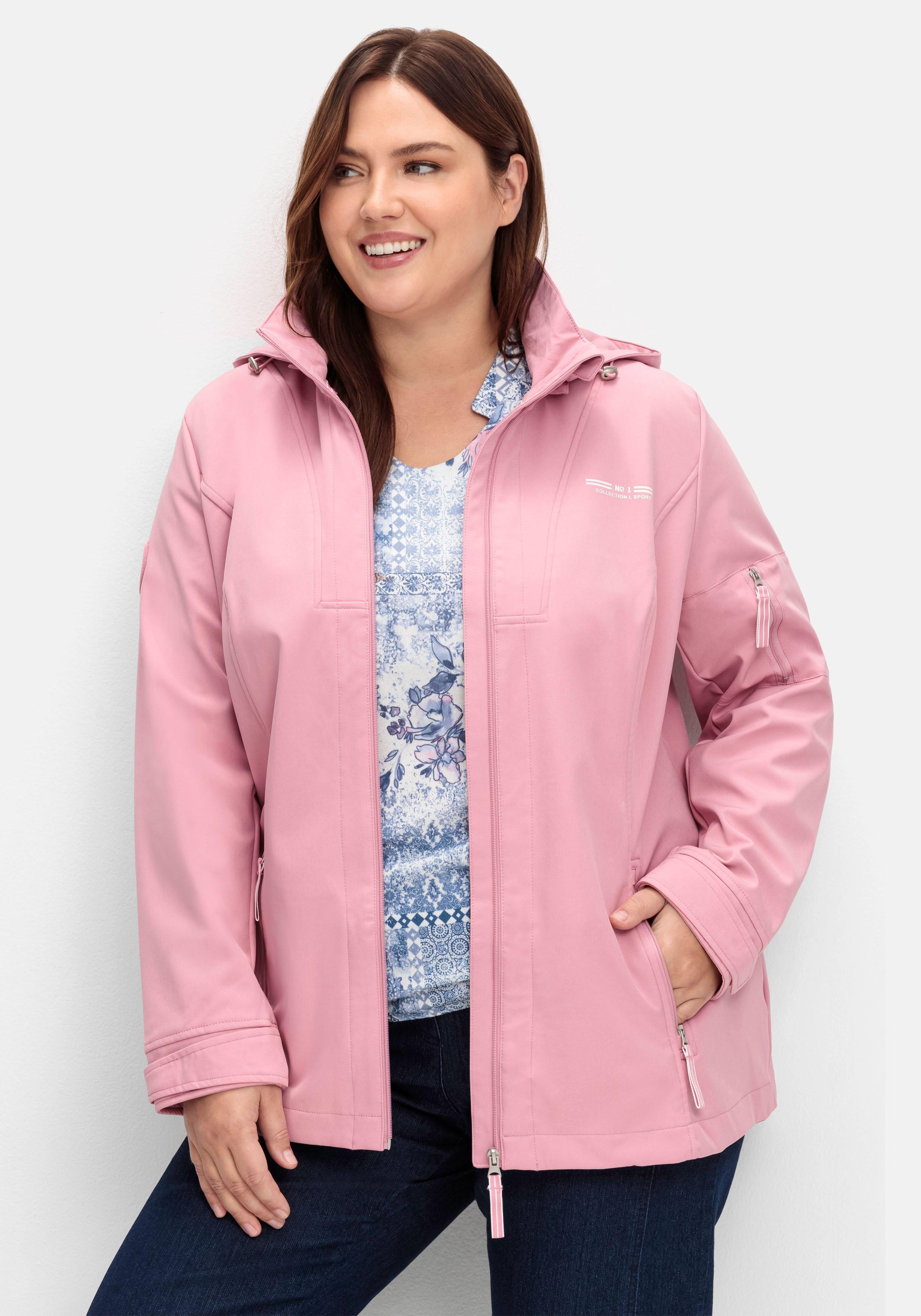 Wind- und wasserabweisende Softshelljacke