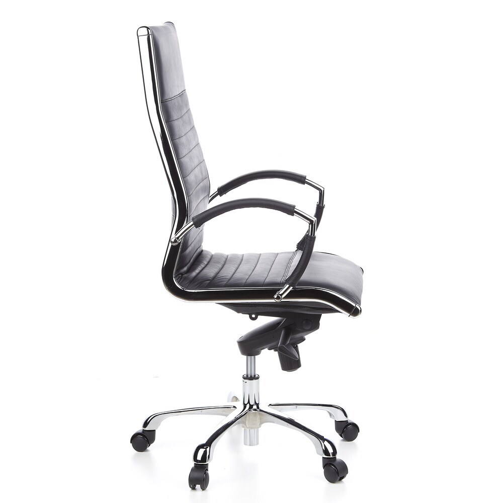 Profi Chefsessel PARMA 20 Leder mit Armlehnen hjh OFFICE