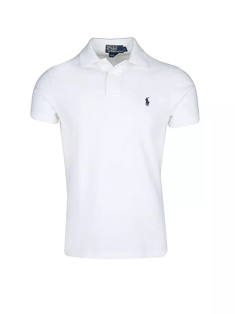 POLO RALPH LAUREN Poloshirt Custom-Fit weiss
