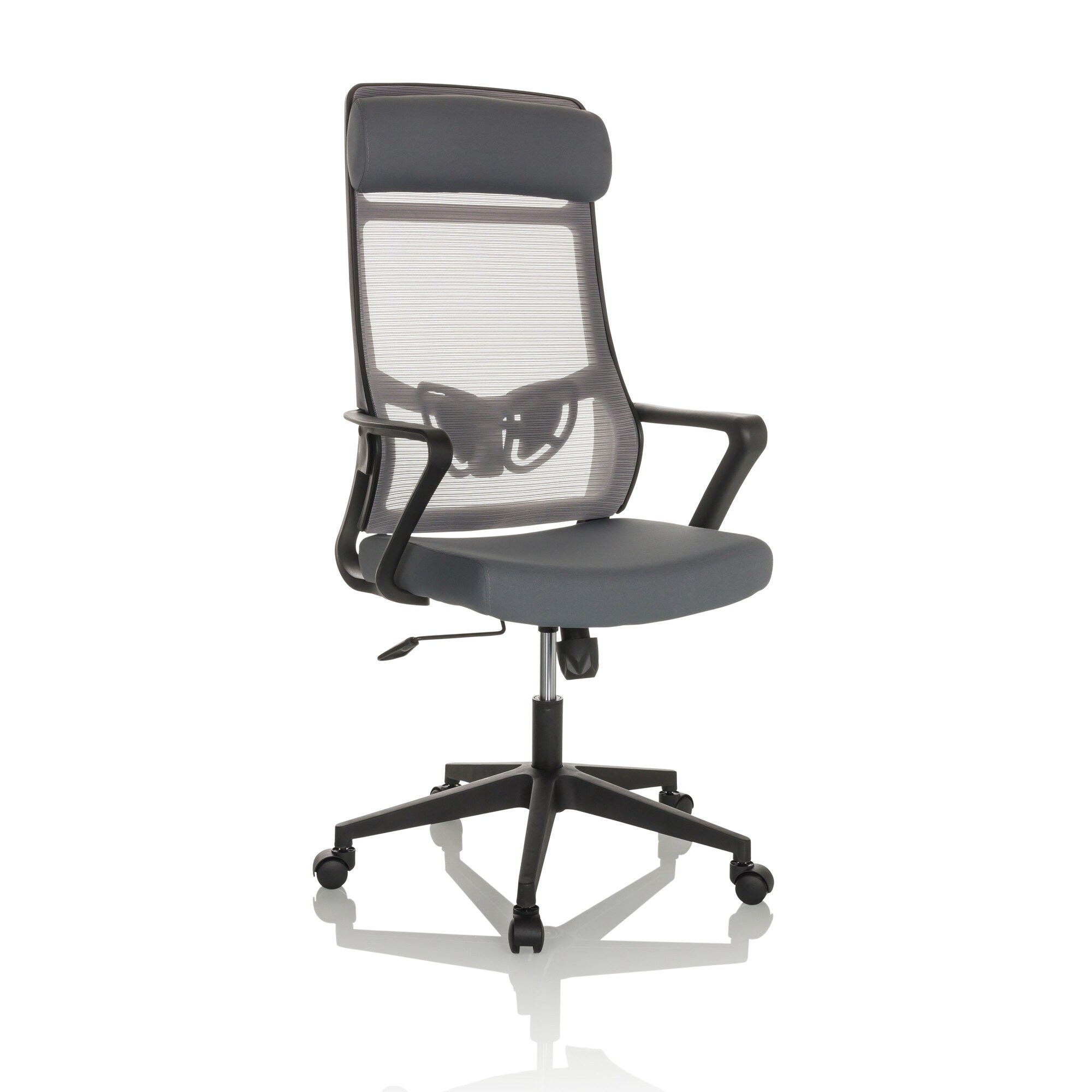 Home Office Bürostuhl NEKEO Stoff/Netzstoff mit Armlehnen hjh OFFICE