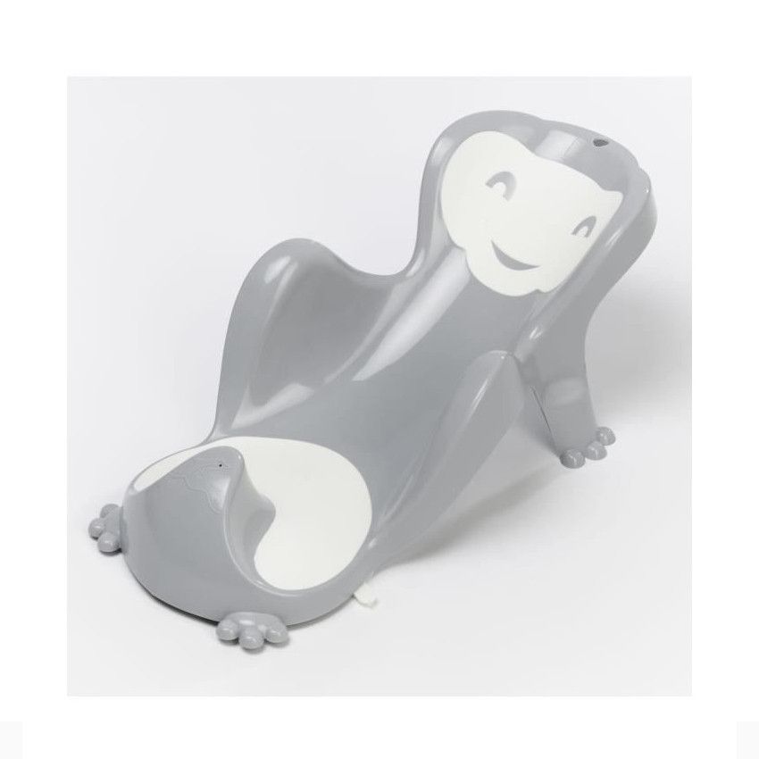 Transat de bain Babycoon - Gris charme - Ecru