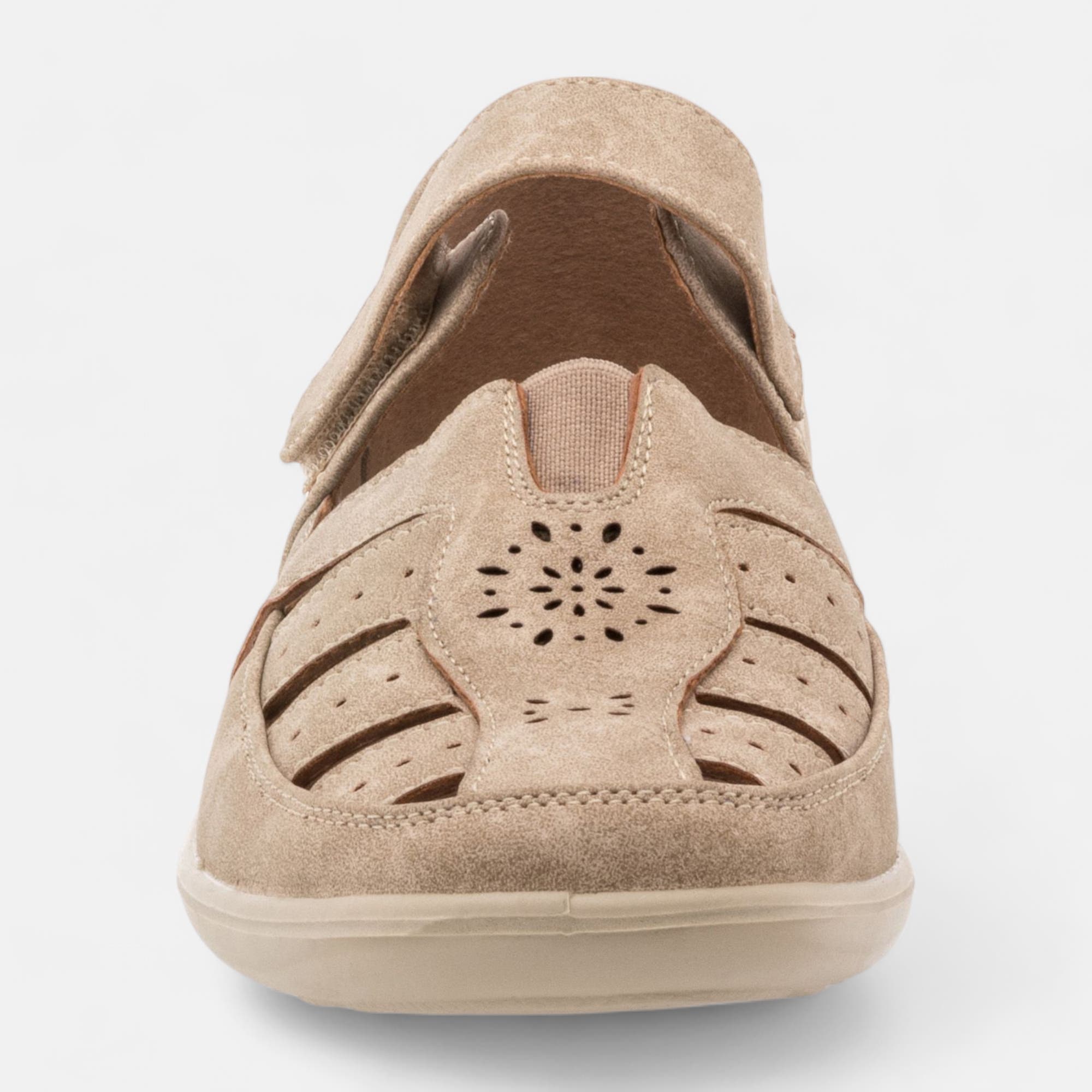 Mocassins pieds sensibles Femme beige