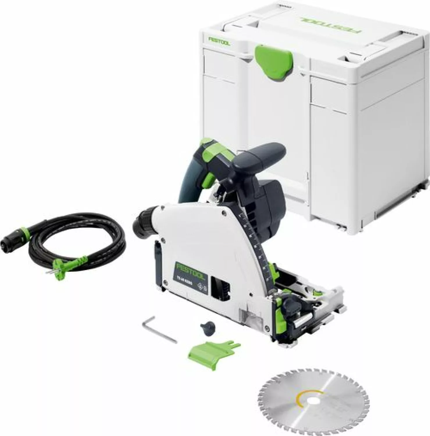 Festool TS 60 KEBQ-Plus Invalcirkelzaag in Systainer - 1500W  - 168 mm