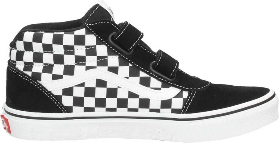 Vans YT Ward Mid V (SUEDE CANVAS)BLACK WHITE Sneakers Unisex