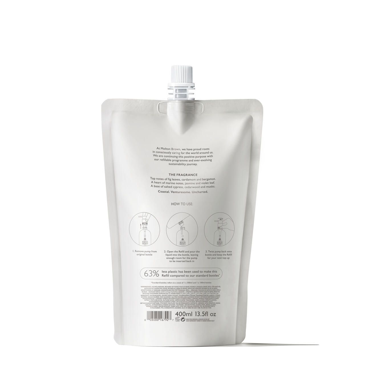 Molton Brown, Coastal Cypress & Sea Fennel Flüssigseife zum Nachfüllen