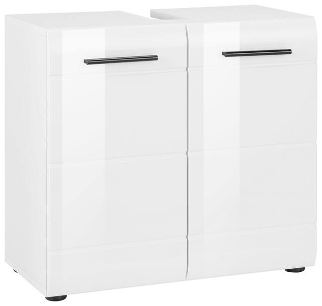 welltime Waschbeckenunterschrank »Sovana« Waschtisch mit verstellbarem Fach - Masse (B/T/H) 60/31/56 cm
