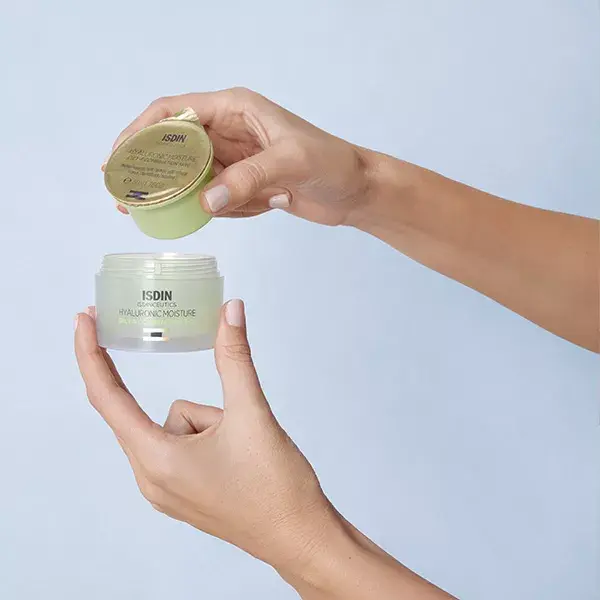 Isdin Isdinceutics Creme Hidratante Diurno com Ácido Hialurônico para Pele Oleosa 50g