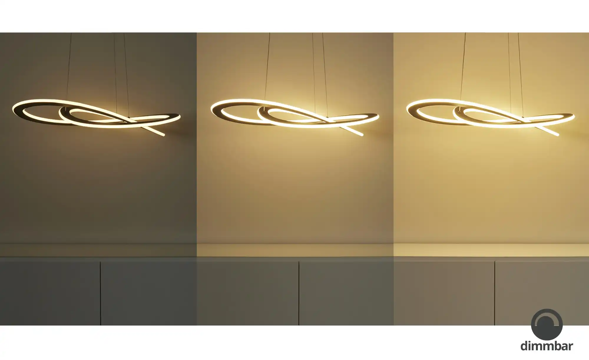 Trio LED-Pendelleuchte, anthrazit