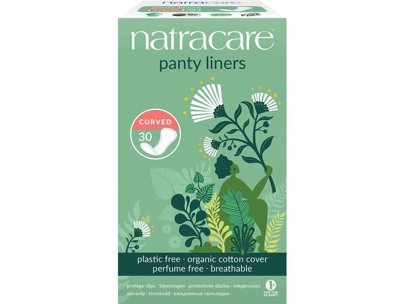 Natracare Slipeinlage Curved 30 Stück Anpassungsfähige Slipeinlagen