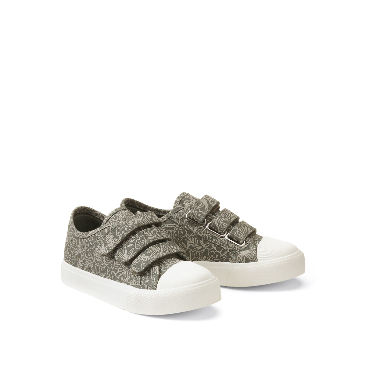 COLEÇÃO LA REDOUTE<br>Tênis de tecido com velcro, estampa de folha