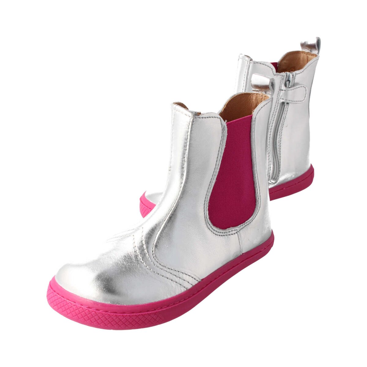 ML4110-3 silver CHELSEA-CITY nappa leather zipper Weite/M