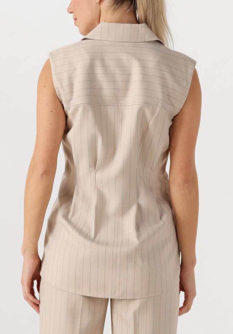 beige bruuns bazaar gilet urwa waistcoat