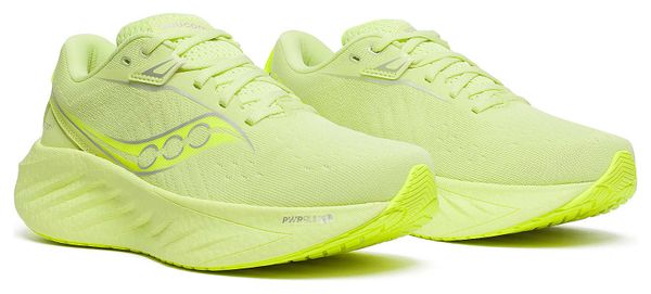 Chaussures Running Saucony Triumph 22 Jaune Femme