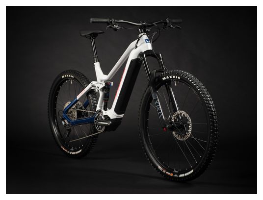 VTT Électrique Tout-Suspendu Haibike AllMtn 7 Shimano SLX 12V 720 Wh 29/27.5'' Gris Bleu 2024