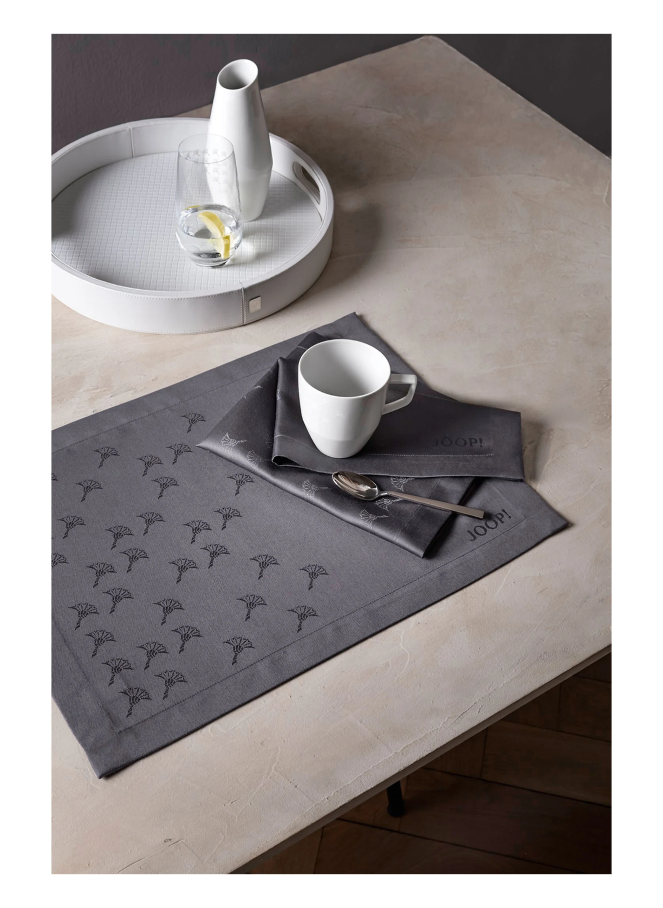 JOOP! 2er-Tischset FADED CORNFLOWER