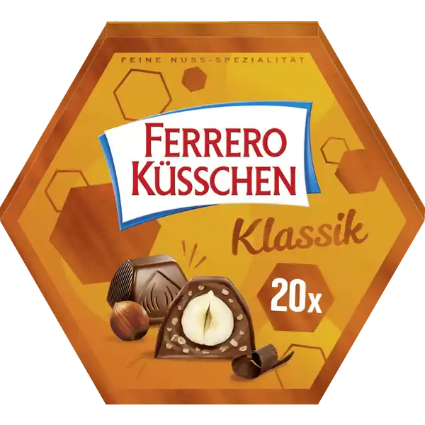 Küsschen Nusspralinen-Spezialität, 20 Stück