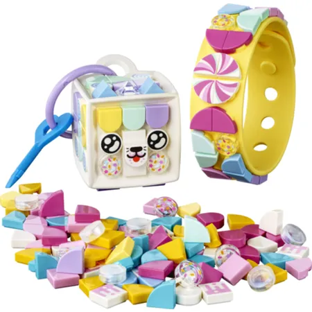 LEGO® DOTS 41944 Candy Kitty Armband & Taschenanhänger