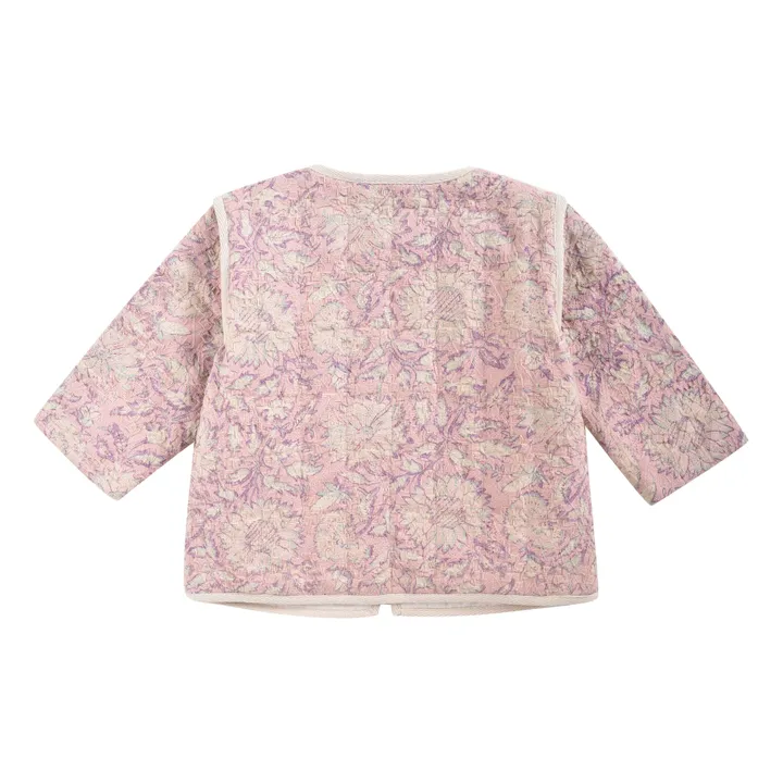 Louise Misha Veste Teliani Matelassée Jacquard | Rose