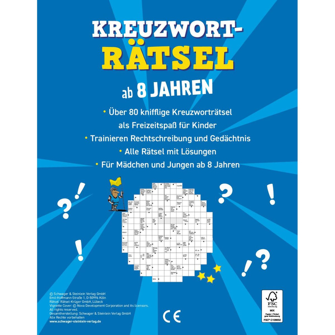 Kreuzworträtsel ab 8 Jahren