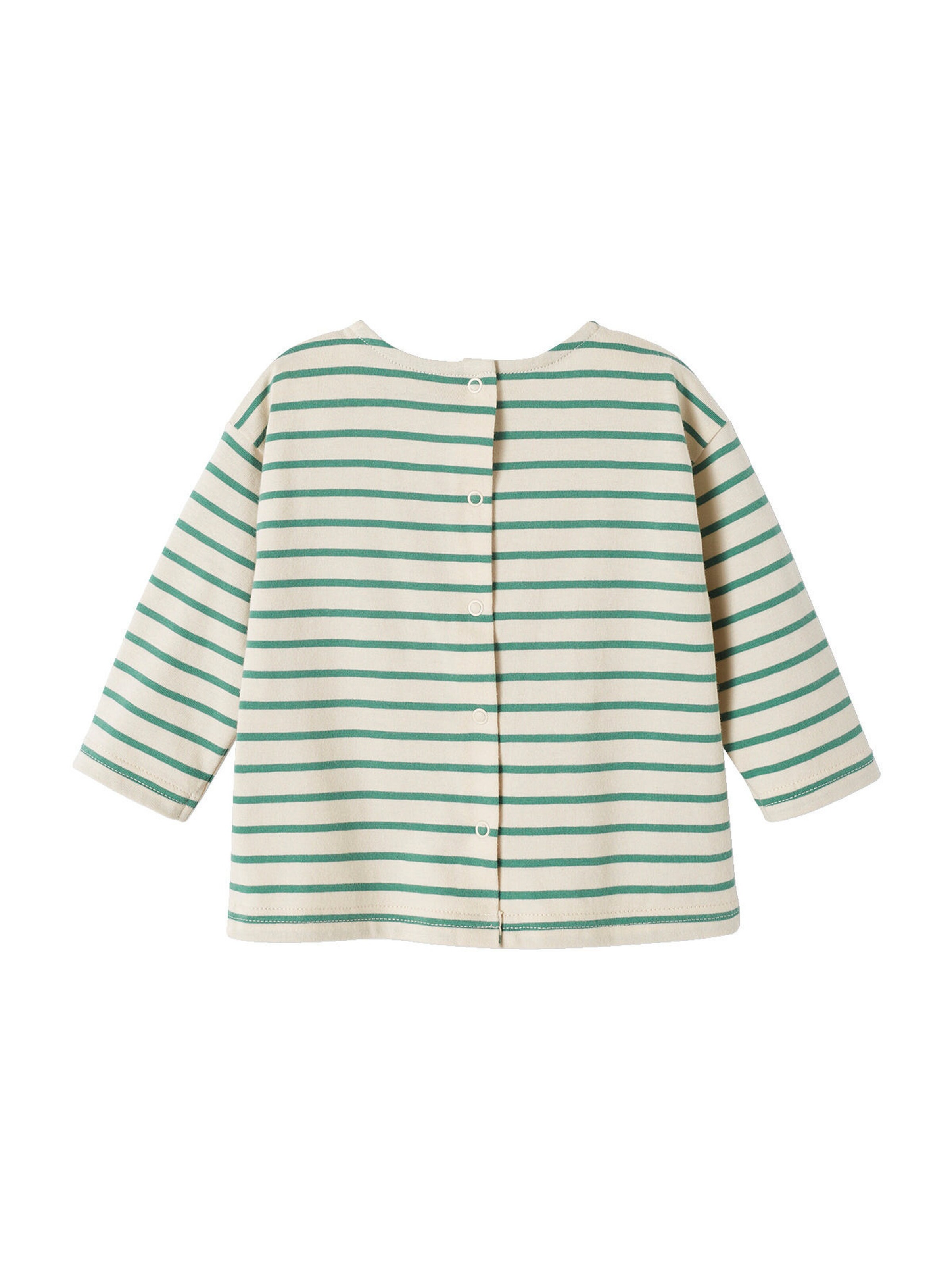 Vertbaudet Baby Ringelshirt grün gestreift