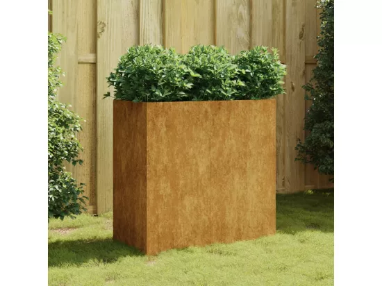 Jardinière 80x40x80 cm acier corten