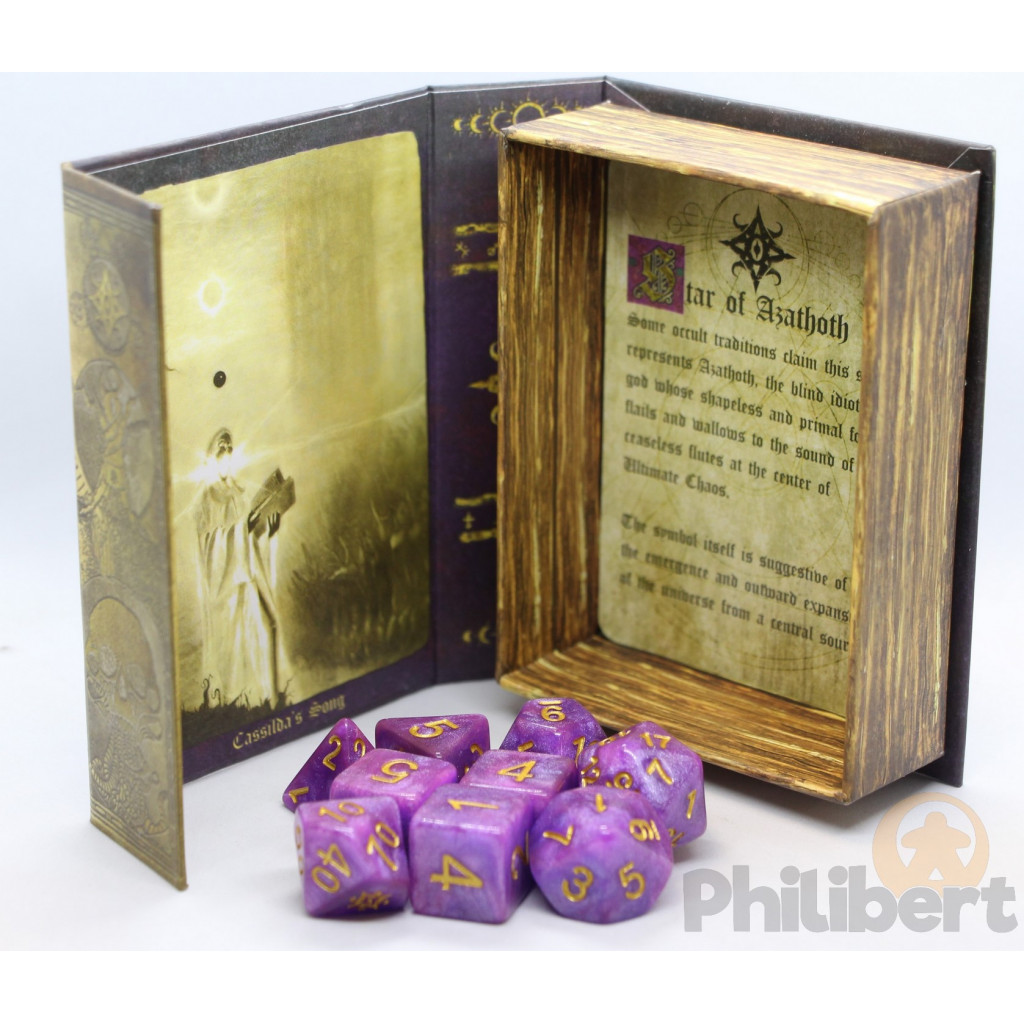Set de 9 Dés JDR Elder Dice: Star of Azathoth (Nebula)