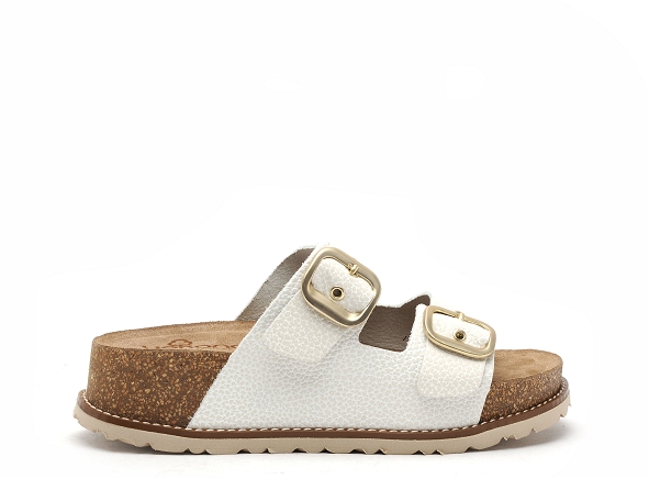 Yokono mules et sabots plats femme oca 013 blanc