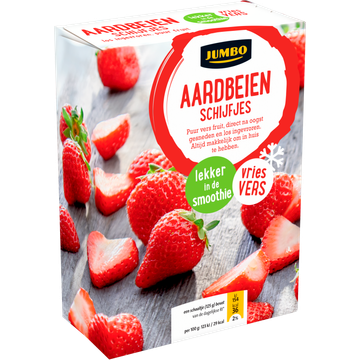 Jumbo Aardbeienschijfjes Diepvries 250 g