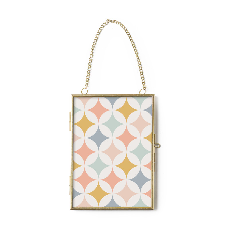 Fotolijst aan ketting - goud - 18x23 cm