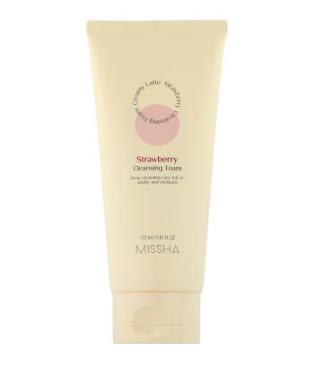 Missha Creamy Latte Cleansing Foam Strawberry 172ml