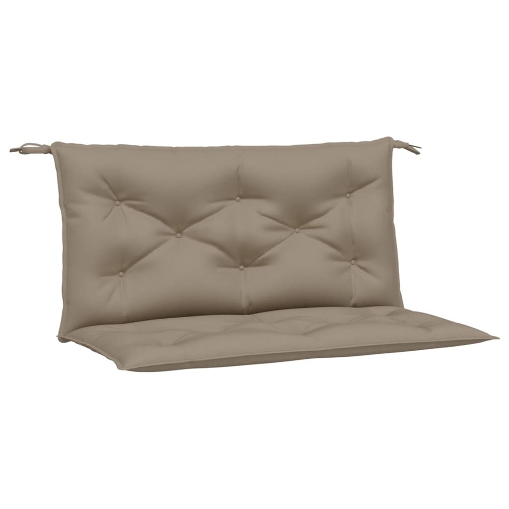 Coussins de banc de jardin 2 pcs taupe 100x50x7 cm tissu oxford