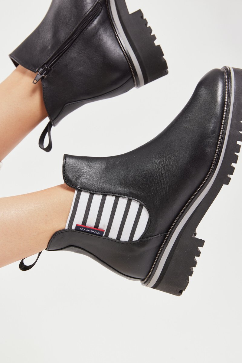 Bottines chelsea - cuir