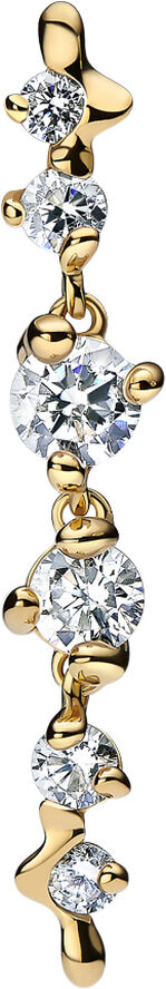 Maria Black Arctic Earring Medium Gold Gold
