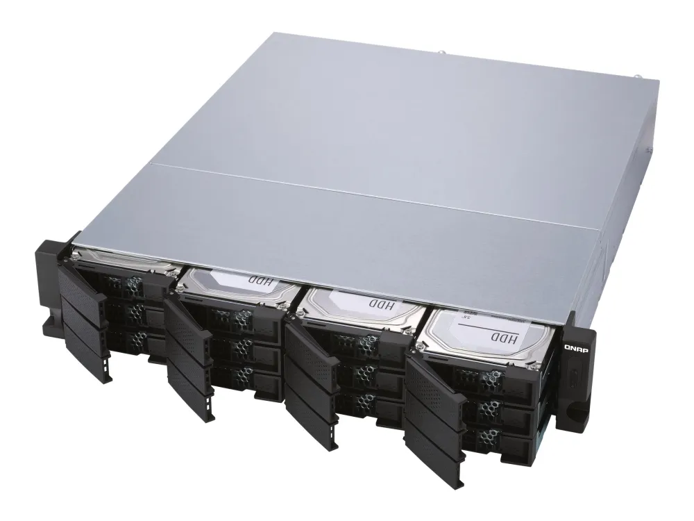 QNAP TL-R1200S-RP - Harddisk-array - 12 bays (SATA-600) - SATA 6Gb/s (ekstern) - rackversion - 2U