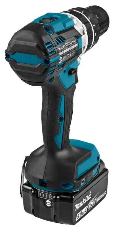 Makita DHP484RTJ 18V Li-ion accu klopboor-/schroefmachine set (2x5.0 Ah) accu in Mbox - koolborstelloos