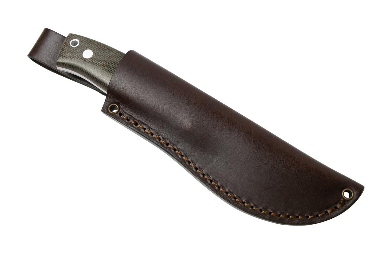 Brisa Skinner 90 - Elmax Flat - Green Micarta 362 jachtmes