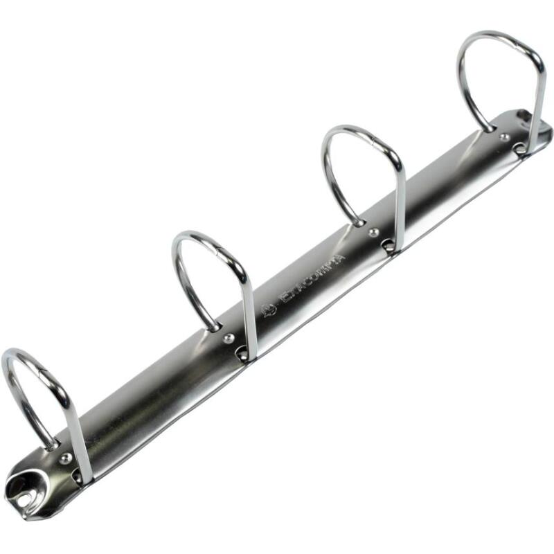 Classeur 4 anneaux cartonné Exacompta Kreacover® personnalisable A4 maxi - Dos 7,5 cm blanc