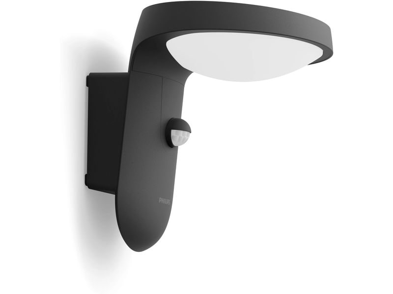 Philips Wandleuchte Tyla IR Solar Ultra-Efficient Anthrazit Solar-Wandleuchte