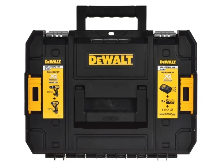 SÆT TIL ELVÆRKTØJ COMBO DEWALT DCK266P2T (DCD796 DCF887) 2X5,0AH 18V