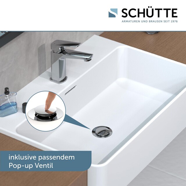 Waschtischarmatur aus Chrom