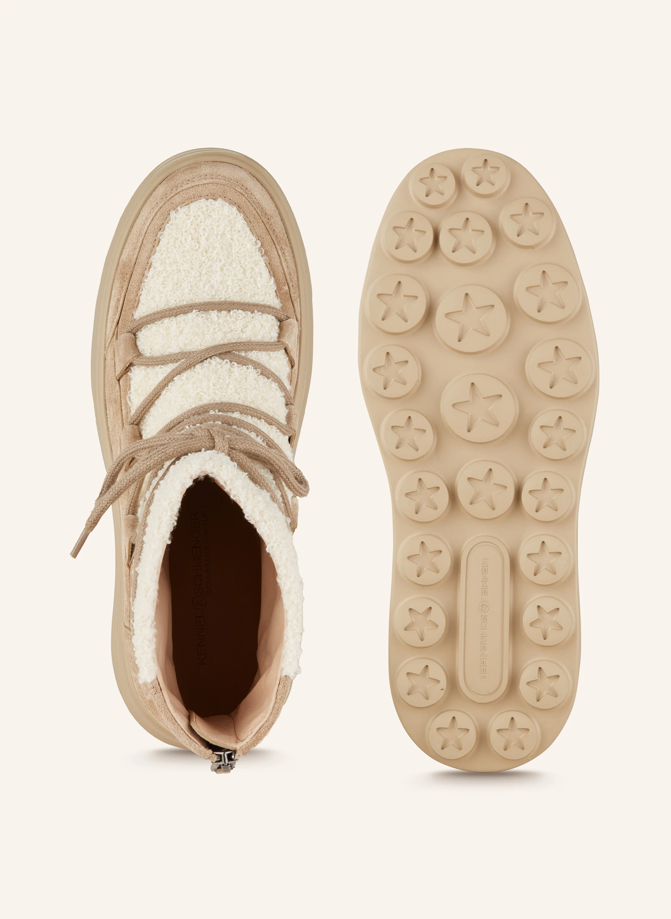 KENNEL & SCHMENGER Plateau-Boots BREAK mit Kunstfell
